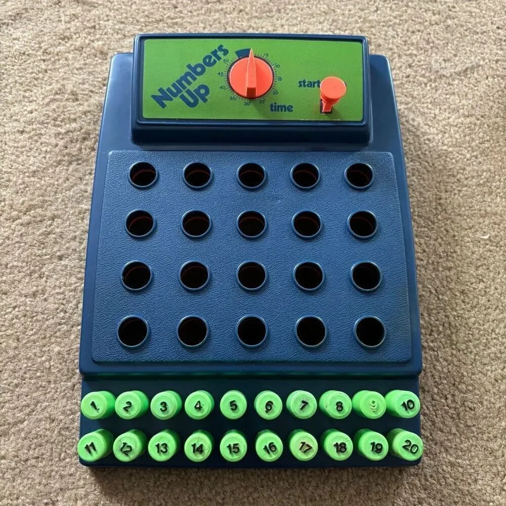 Vintage Numbers Up 1975 Count Down Against The Clock Game -Working-Complete-